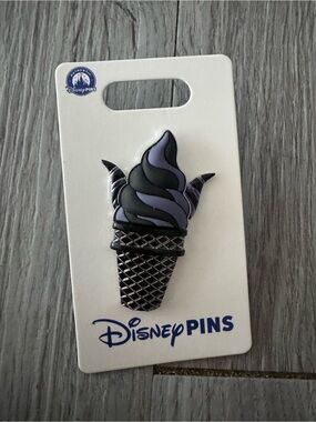 Disney Maleficent Ice Cream Cone Enamel Pin